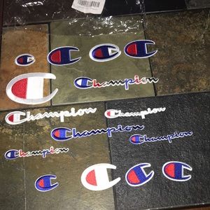 Champion Iron ons- Set of 15